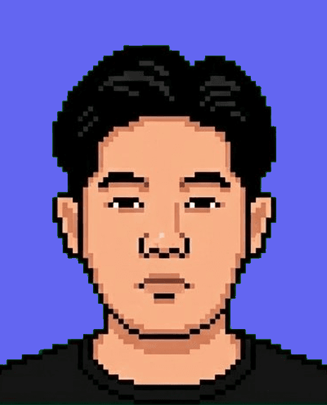 Pixel-art portrait of Byambaa